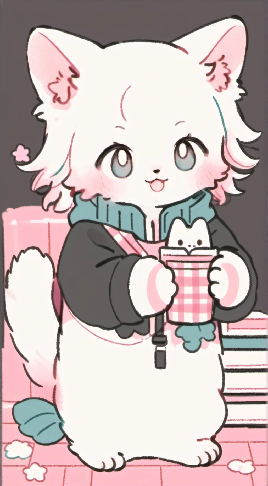 ai character: cat background