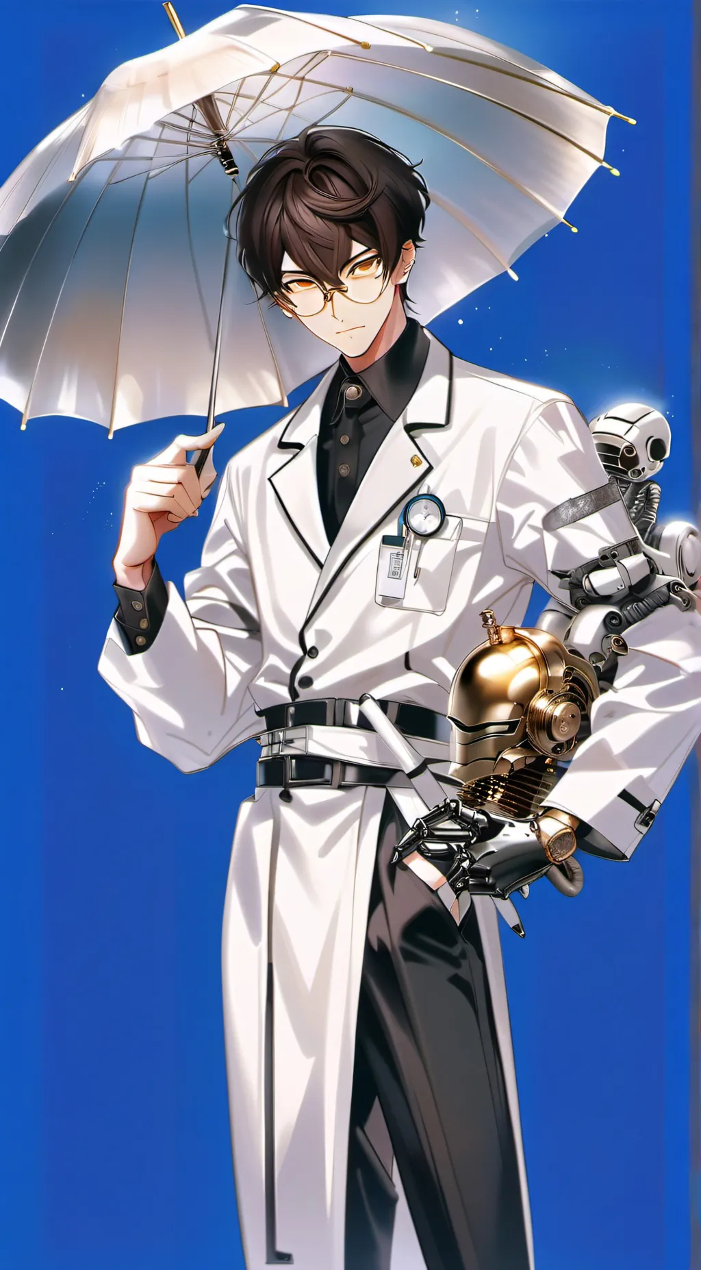 ai character: Dr Dave  background