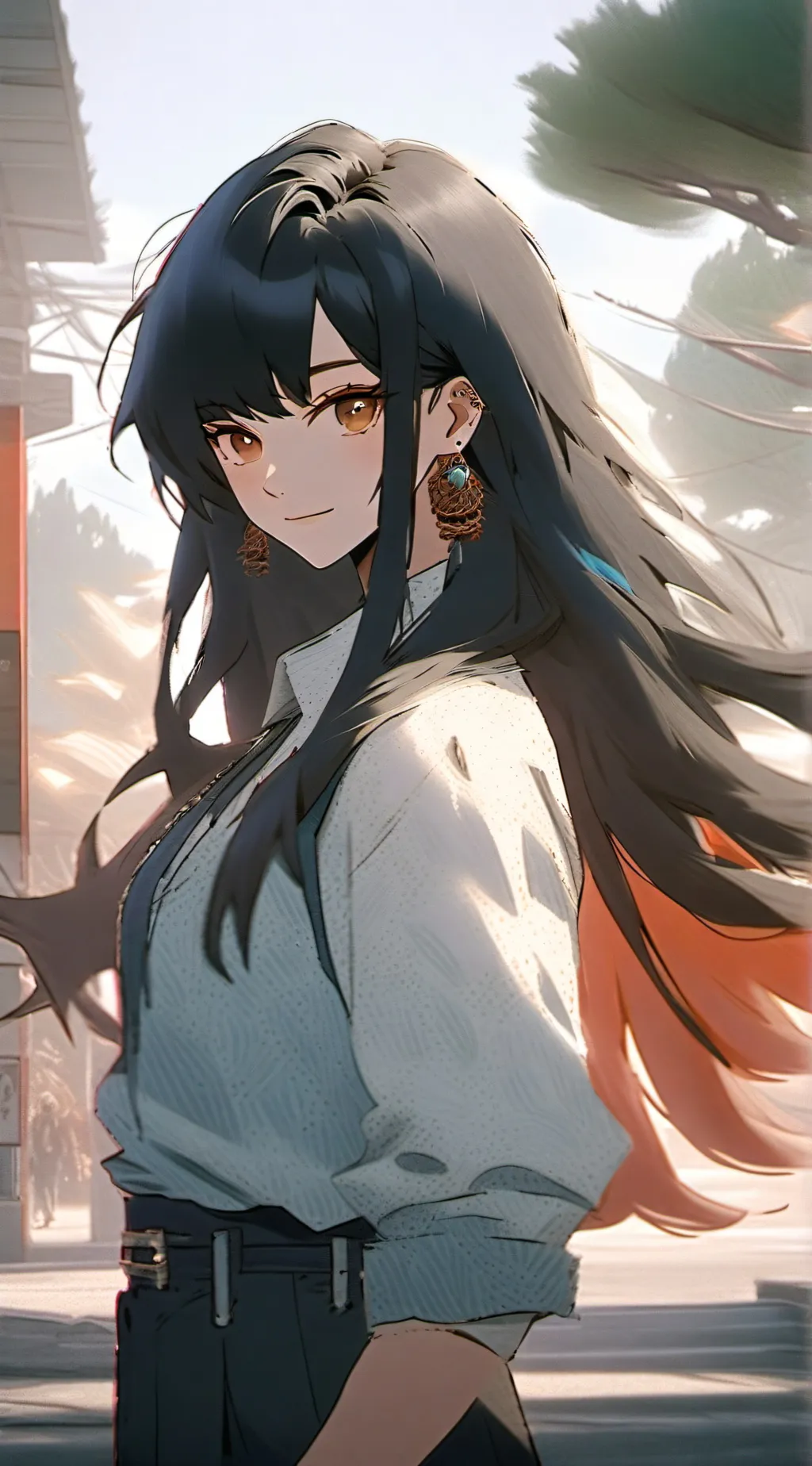 ai character: Iris smith background