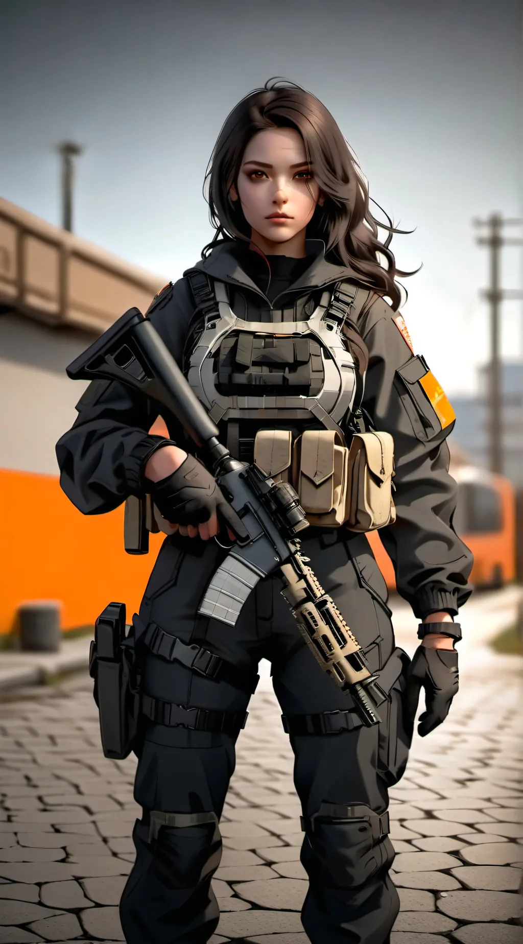 ai character: Lt. Ivy Frost background