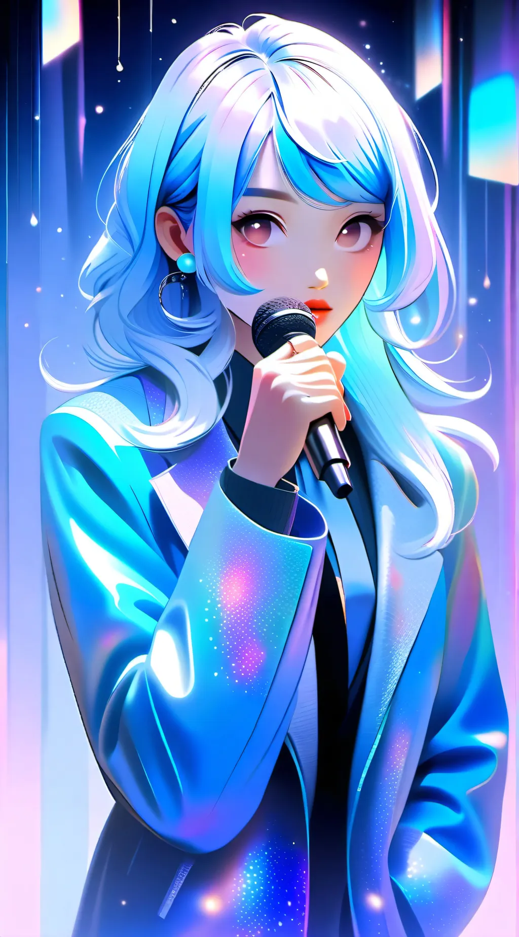 ai character: News reporter background