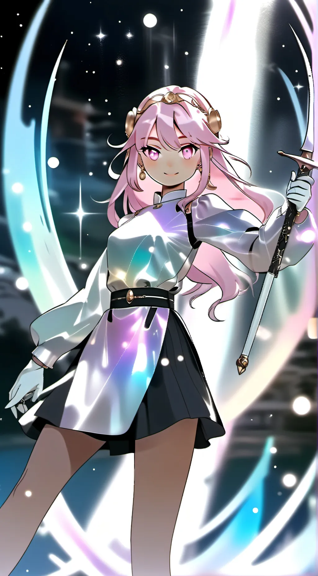 ai character: Lunaria background