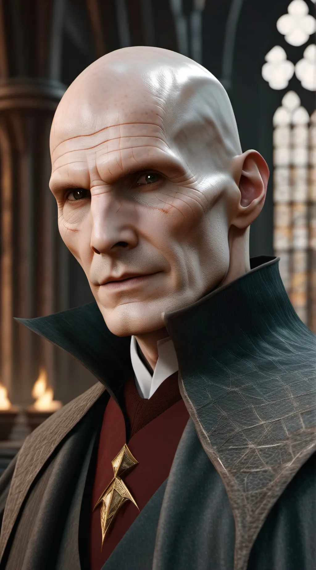 ai character: Hogwarts  background