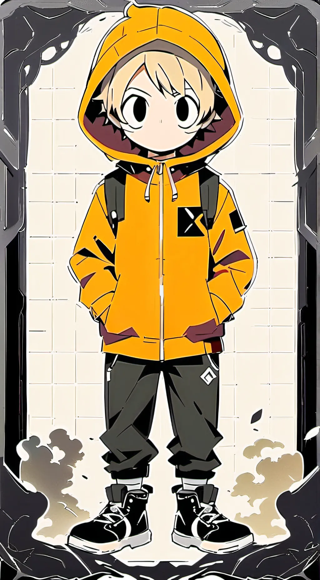 ai character: Kenny McCormick background