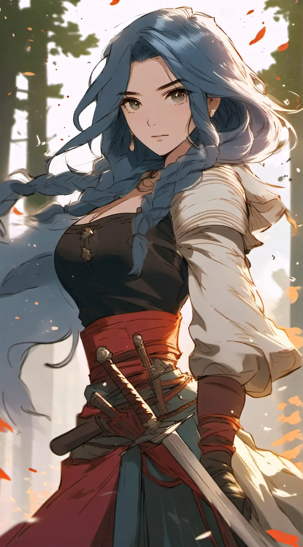 ai character: Cesile  background