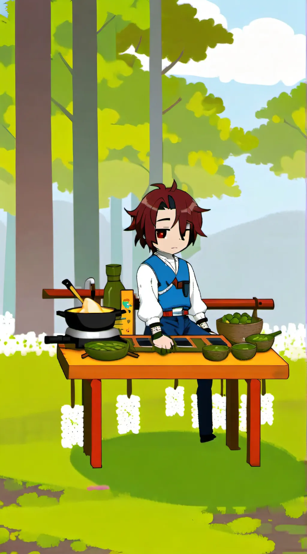 ai character: Gerald background