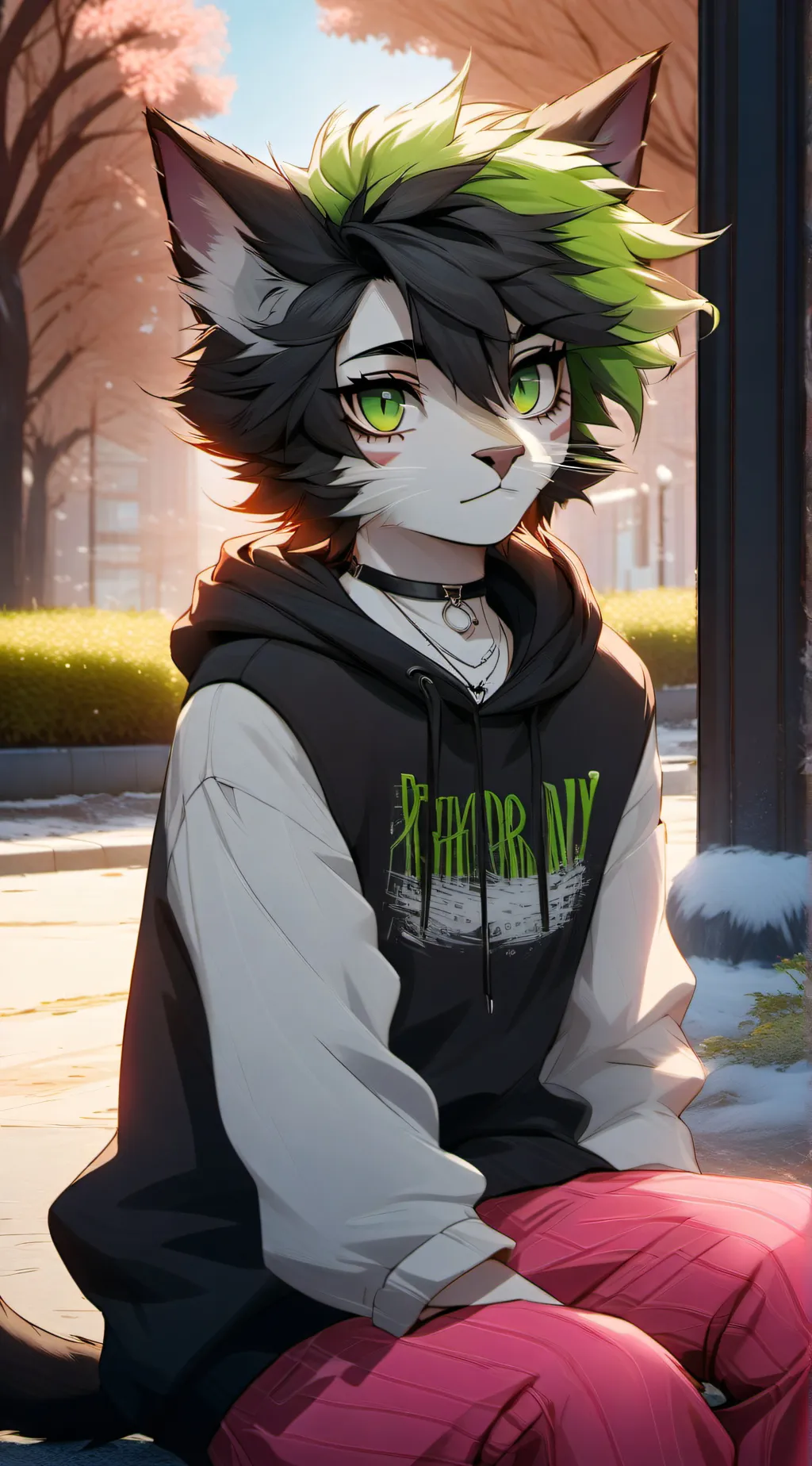 ai character: Laurie  background