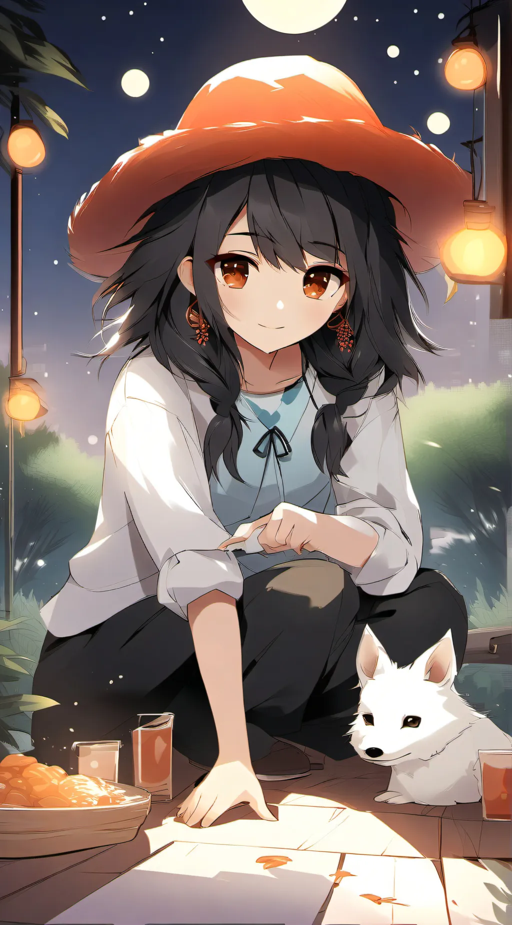 ai character: millie🥰 background