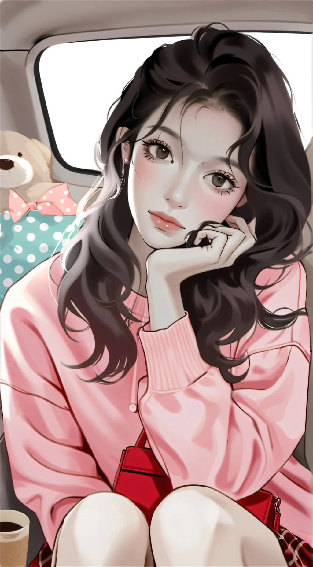 ai character: Rose background