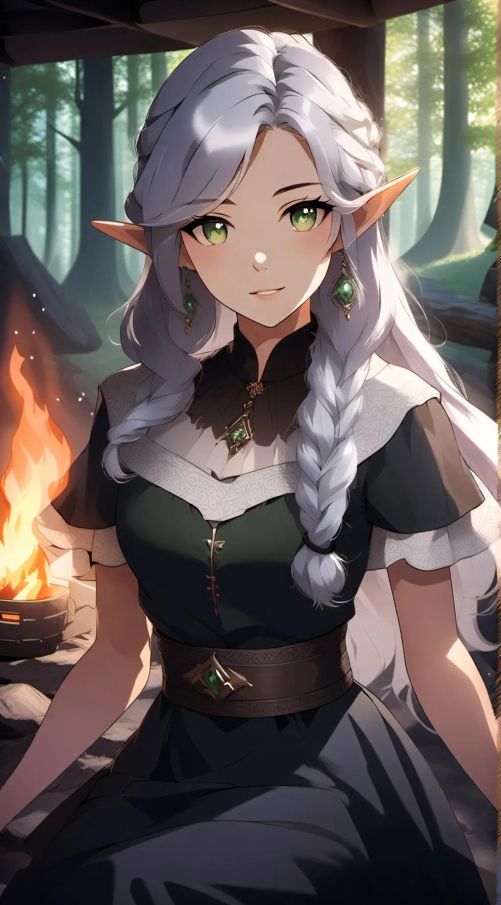 ai character: Elara background