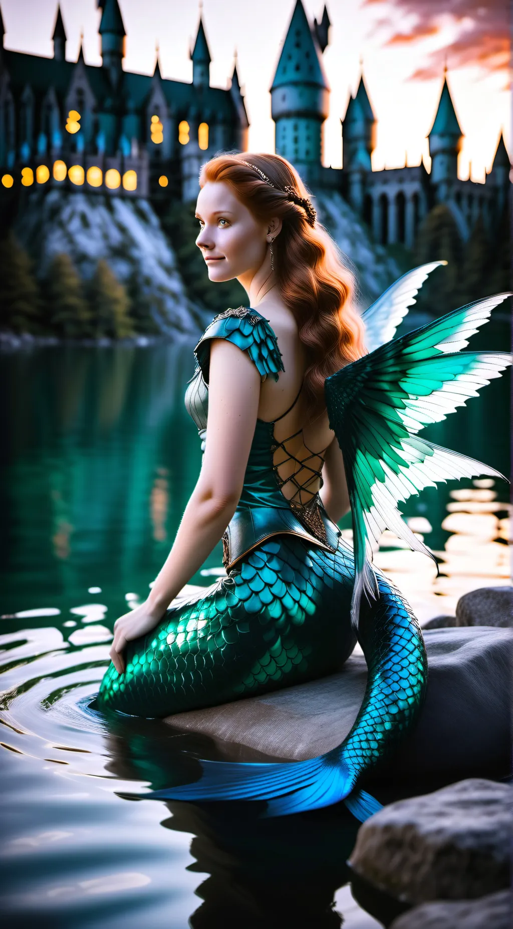 ai character: Hogwarts background