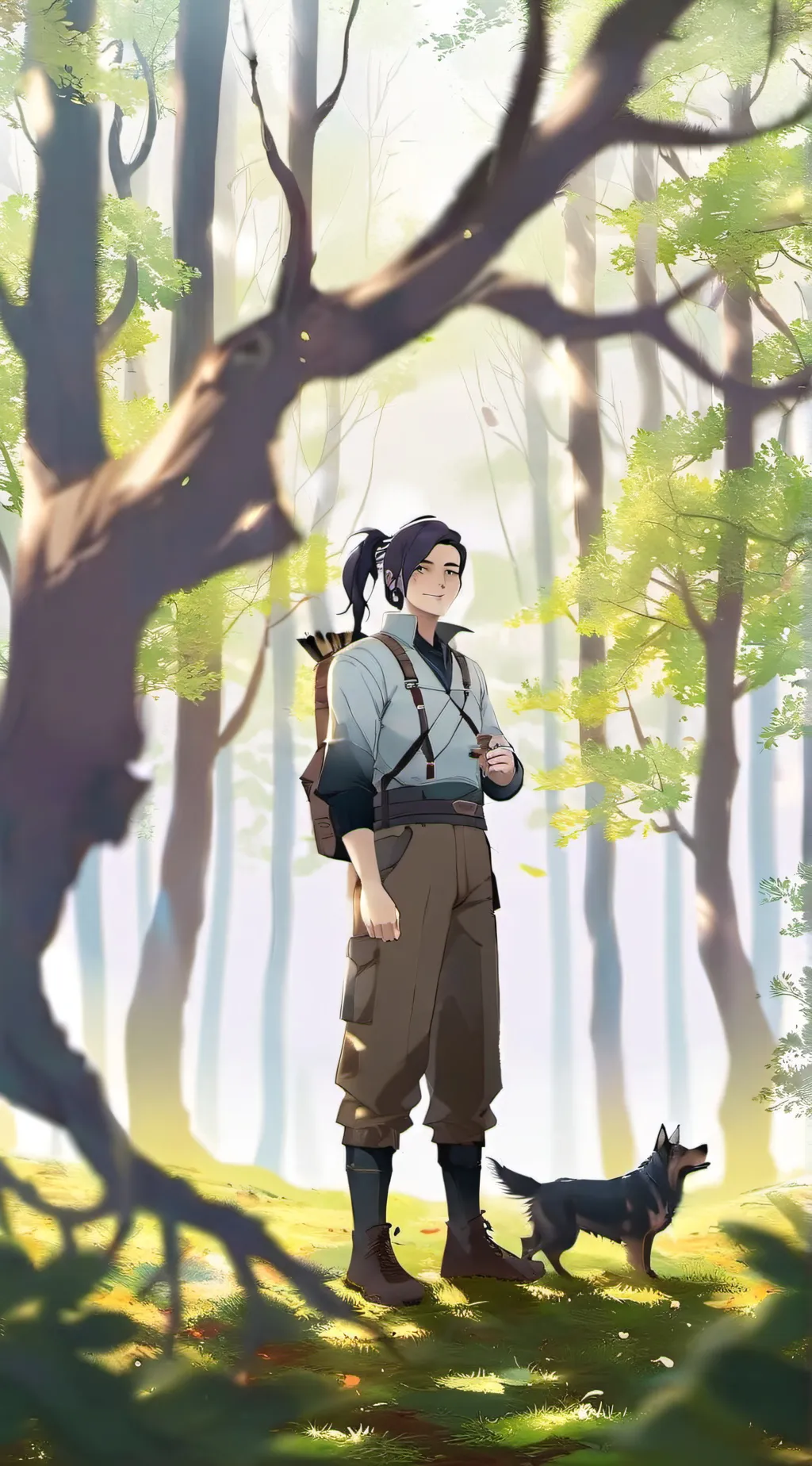 ai character: Ray background