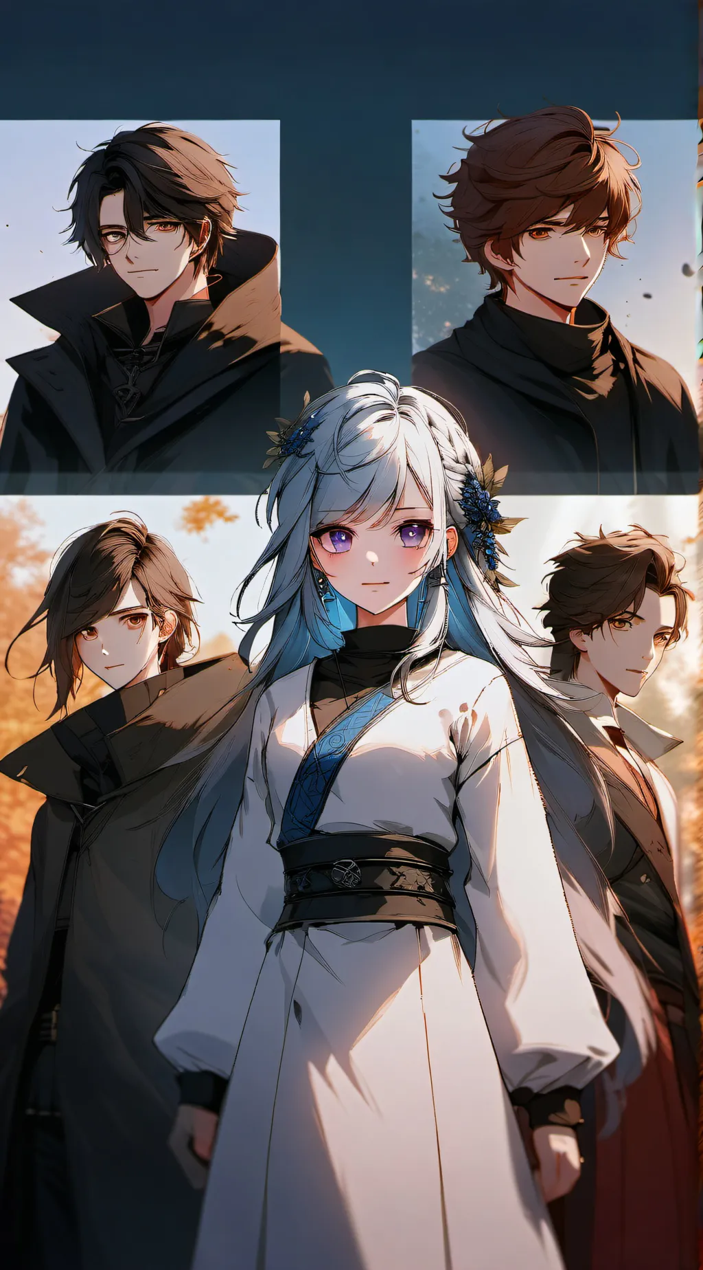 ai character: all b♡ys dorm background