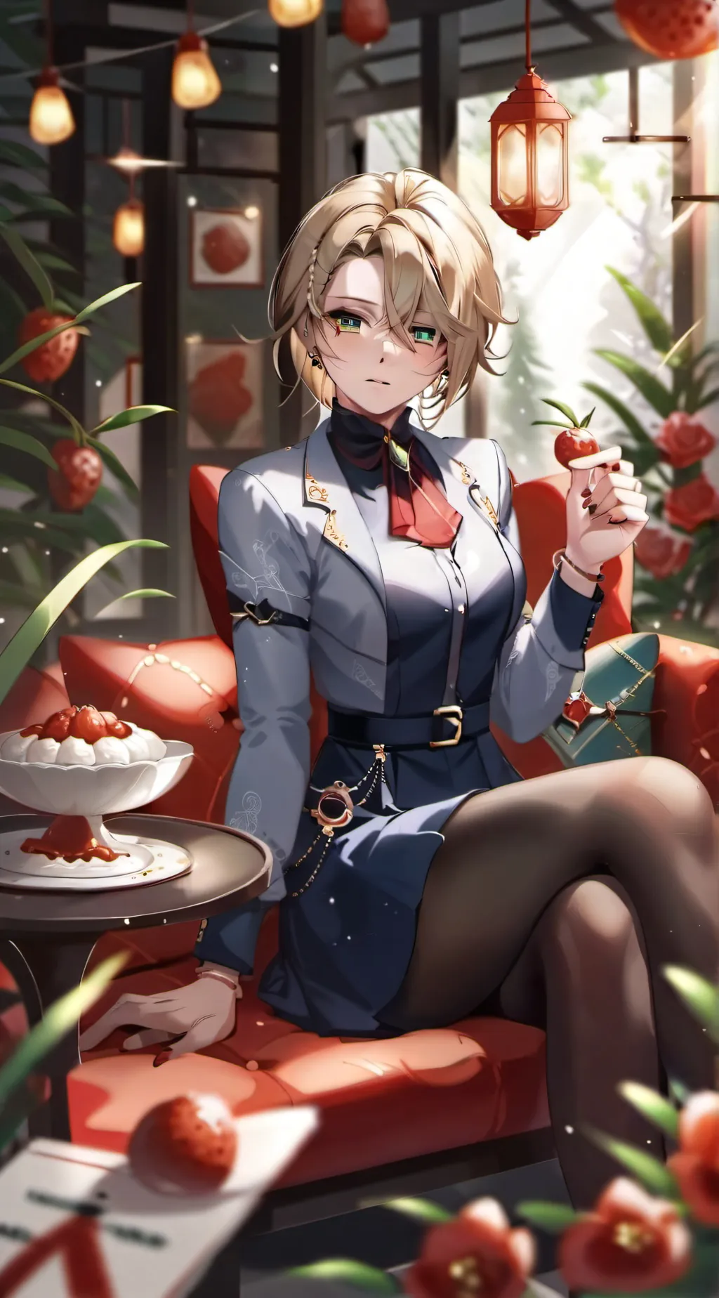 ai character: Lily  background