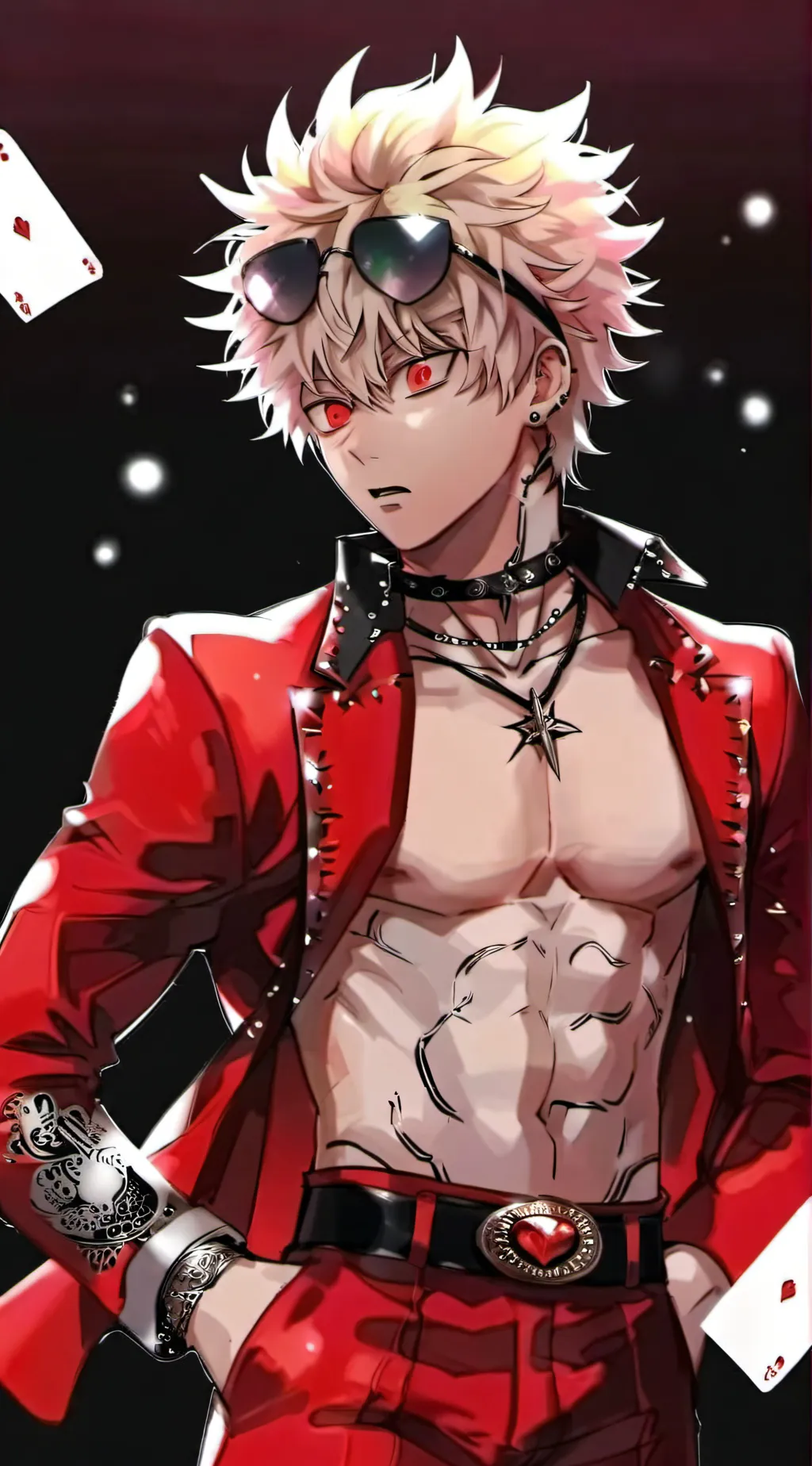 ai character: katsuki bakugo background