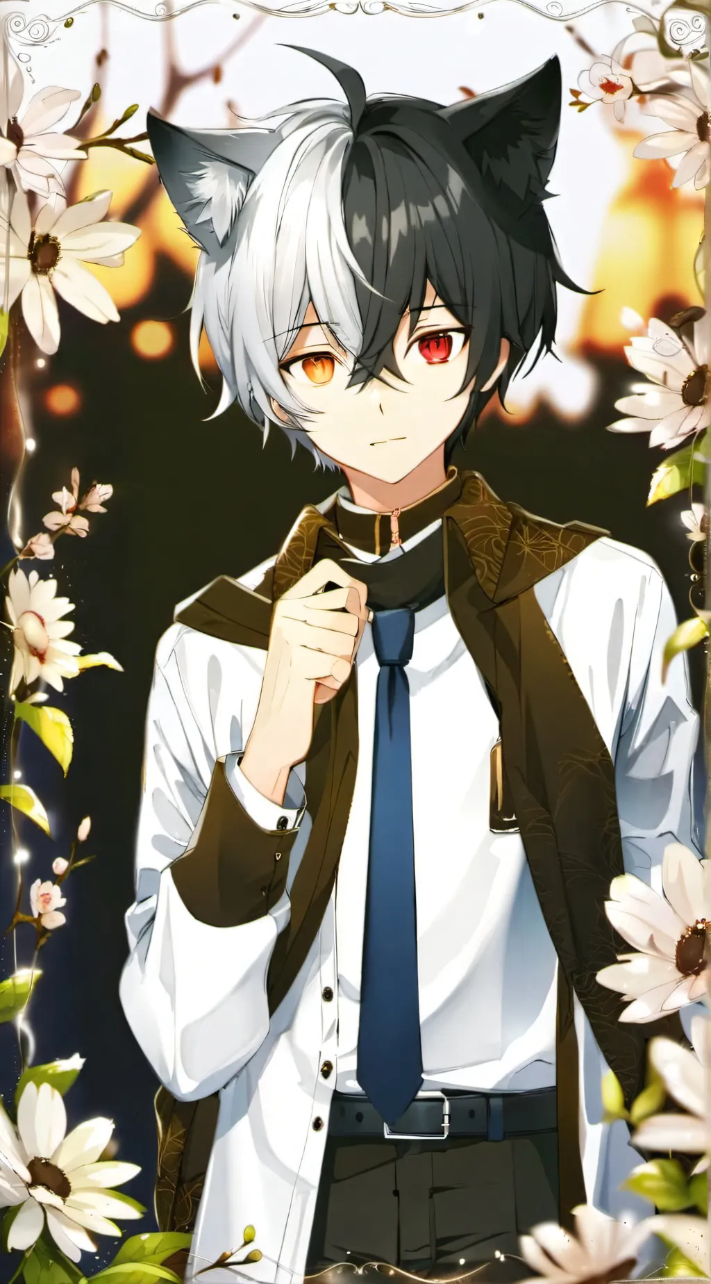 ai character: Leo background