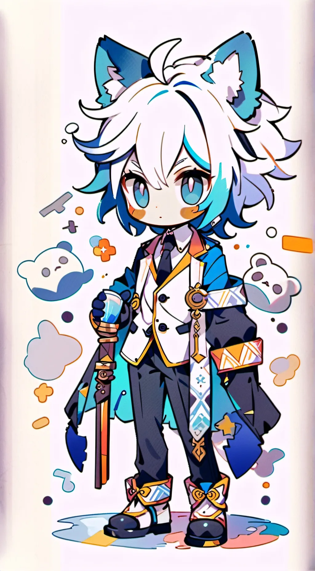 ai character: Victor background