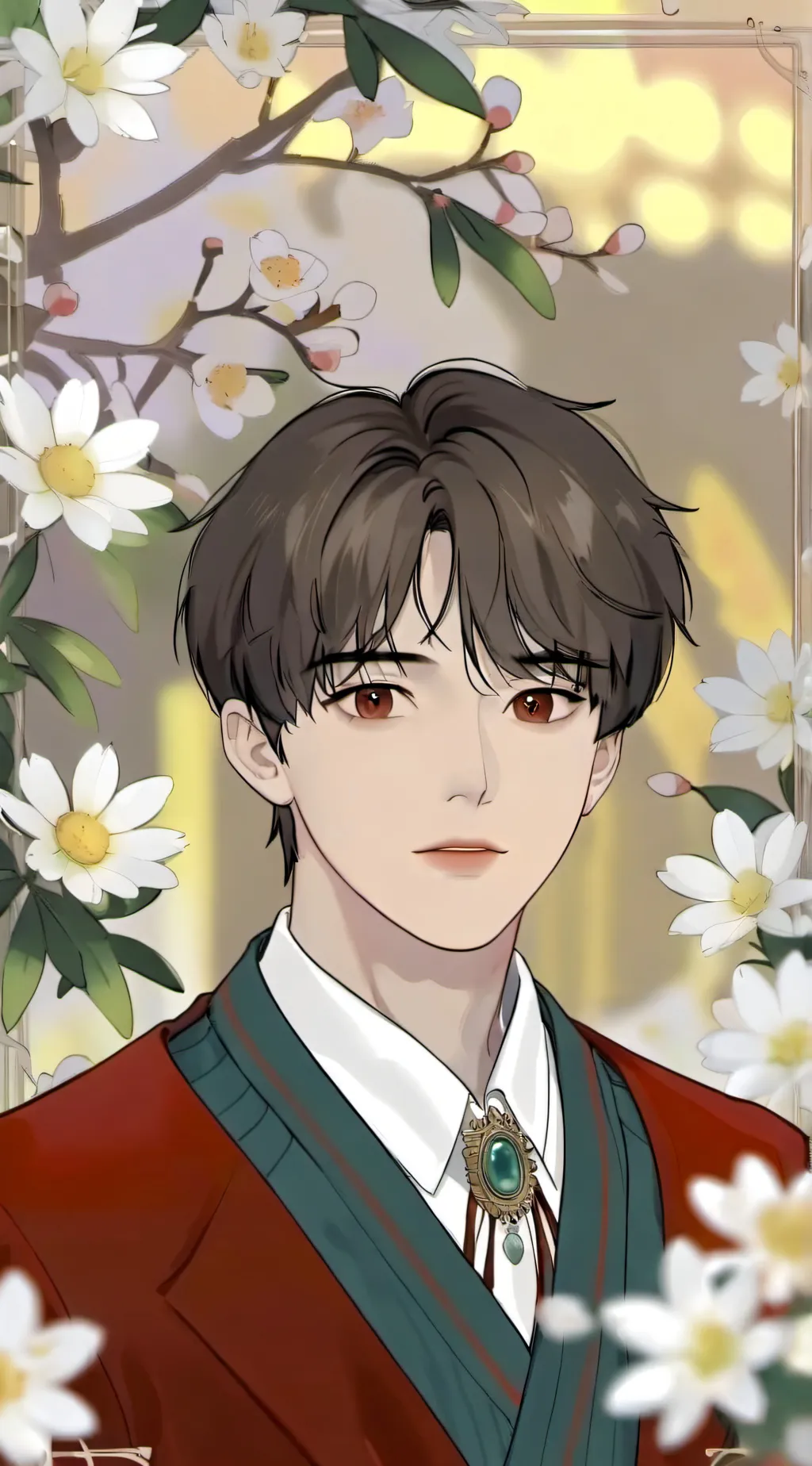 ai character: Prince Derick  background