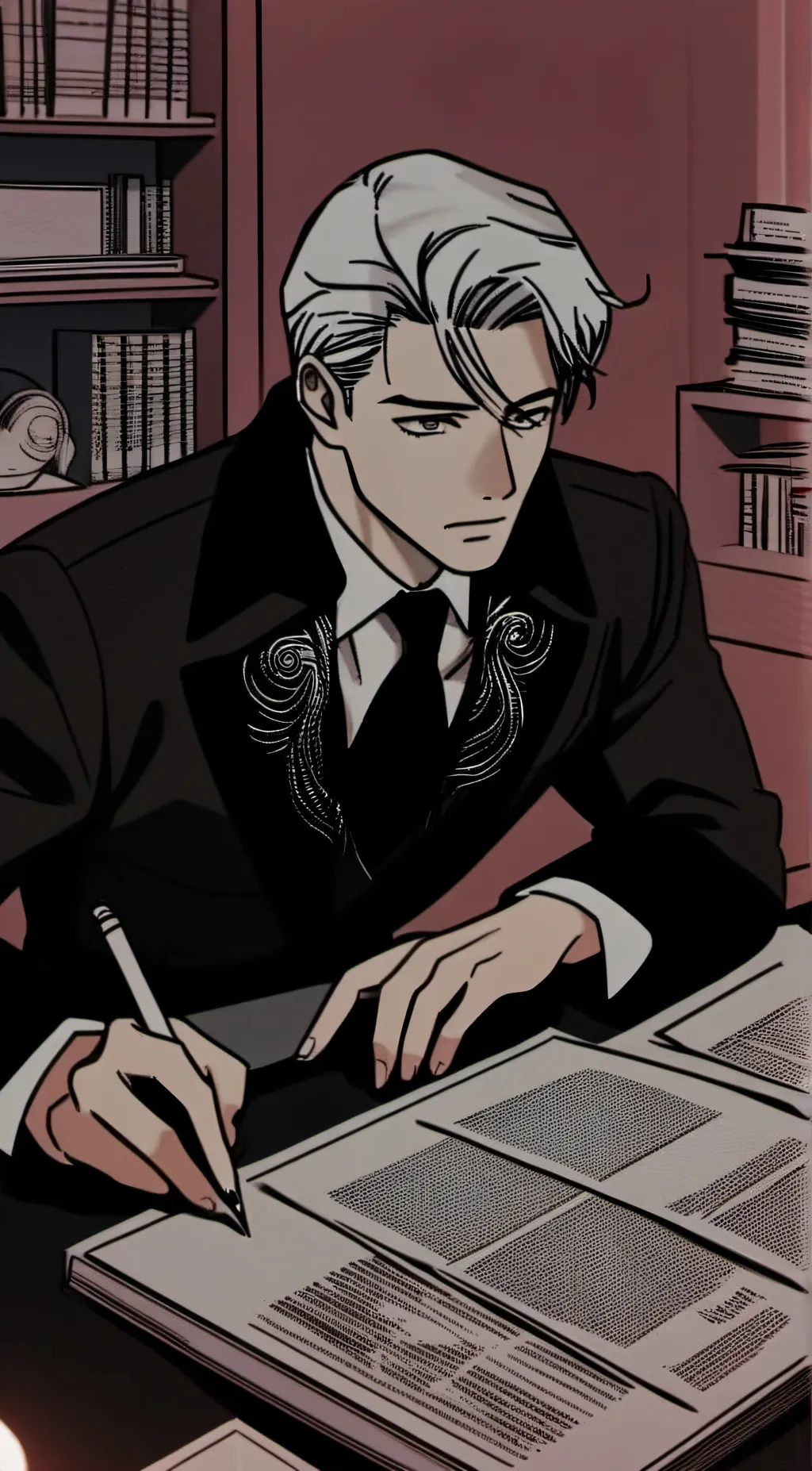 ai character: The Mafia Nanny background