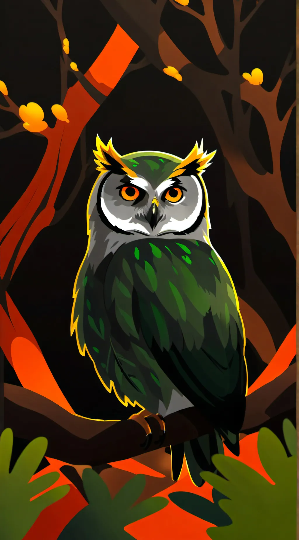 ai character: Duolingo  background