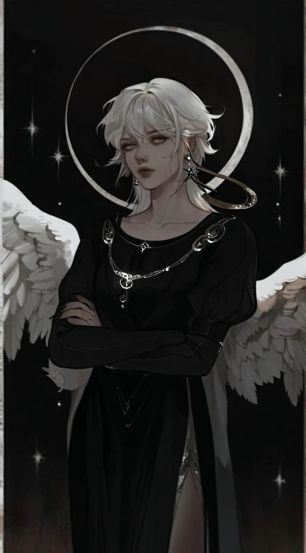 ai character: ✞Leocadia✞ background