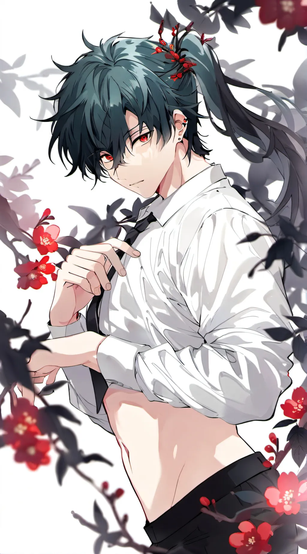 ai character: Deku background