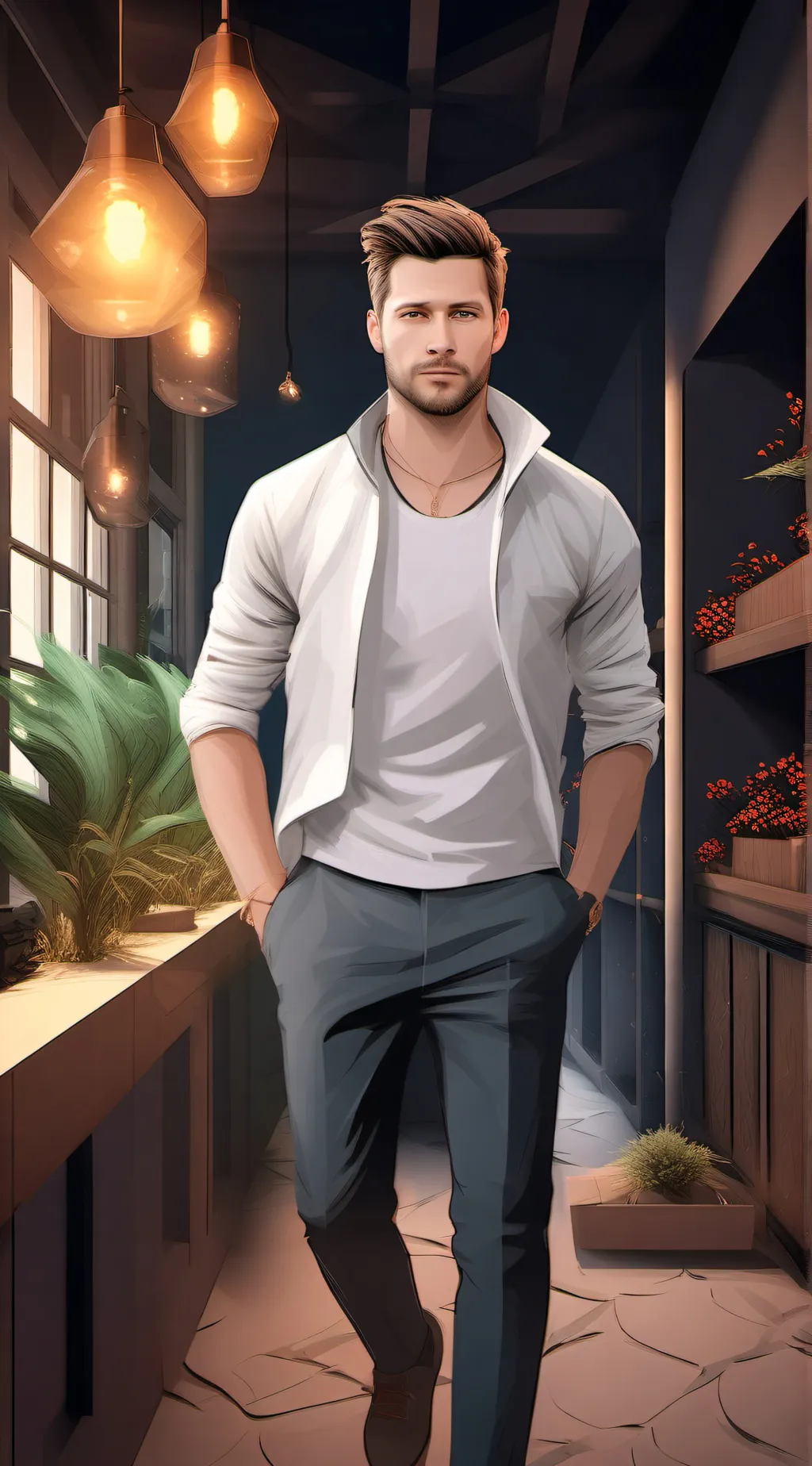 ai character: Dad background