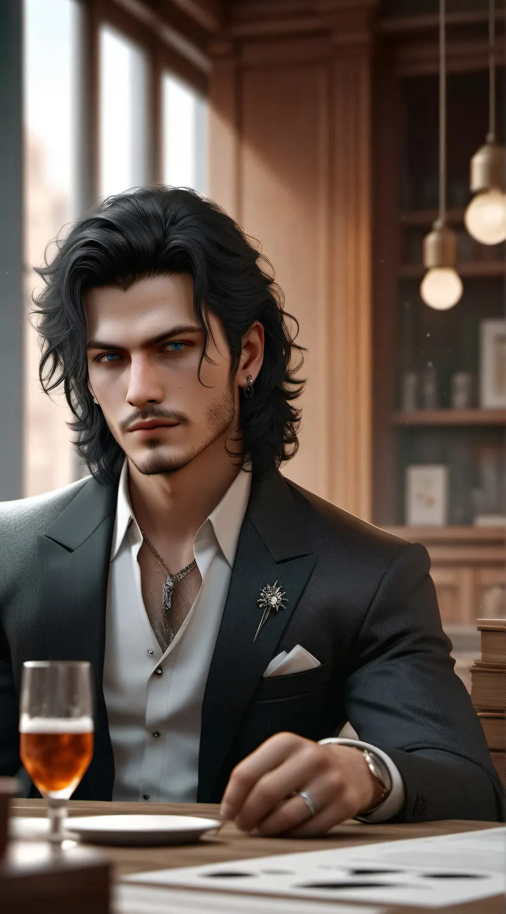 ai character: Leo background