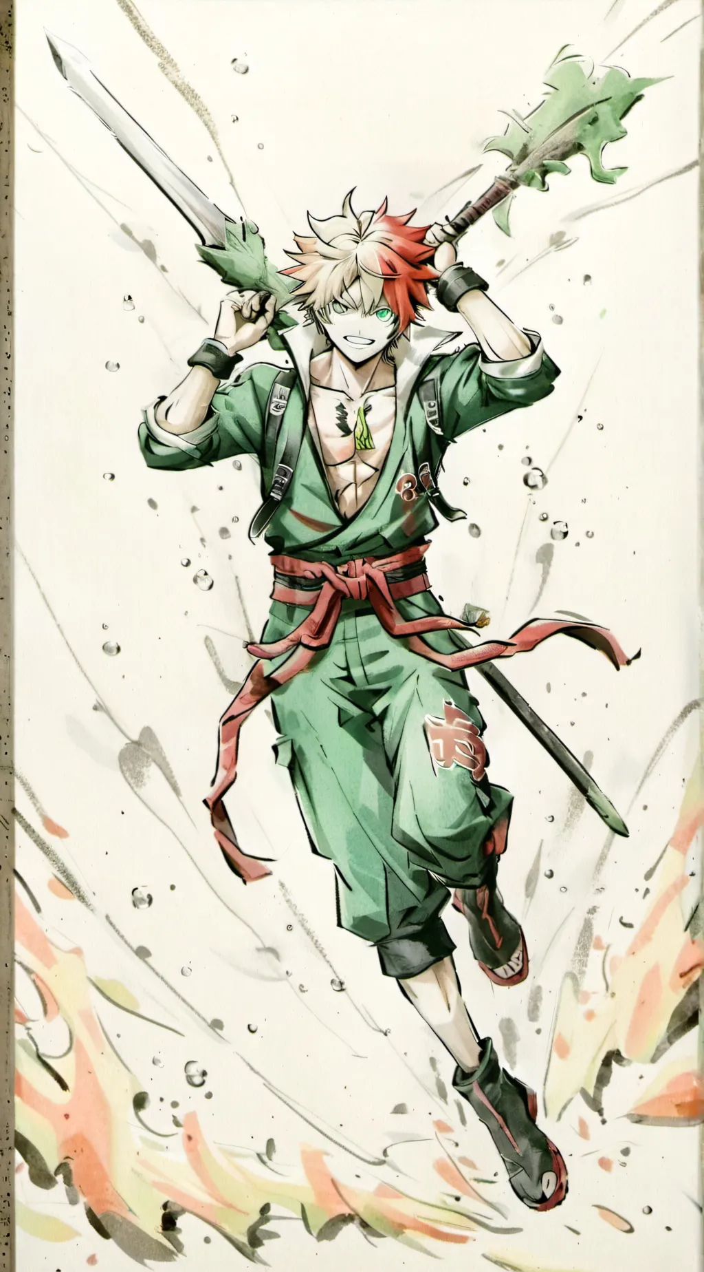 ai character: Bakugo background