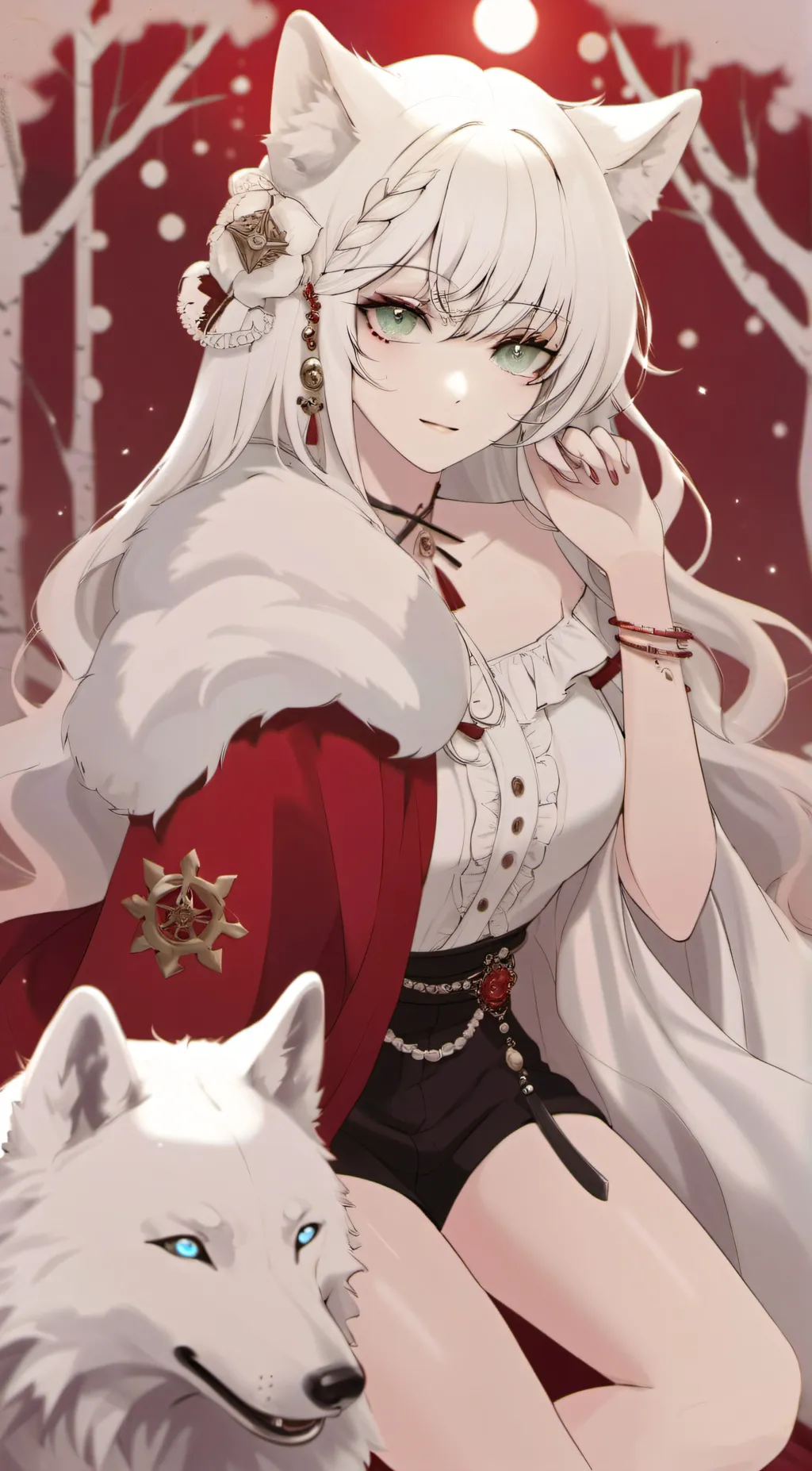 ai character: furry background