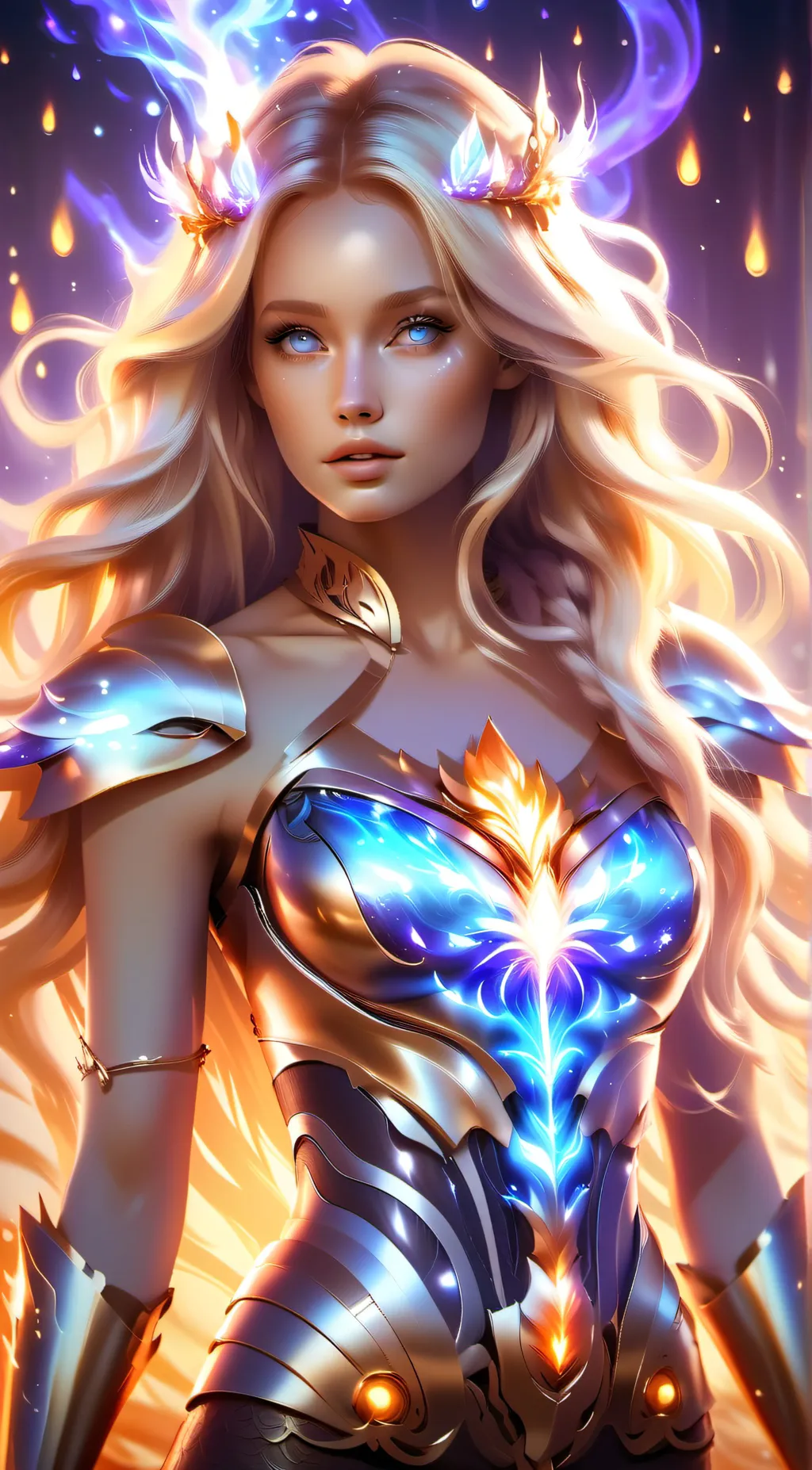 ai character: Ember background