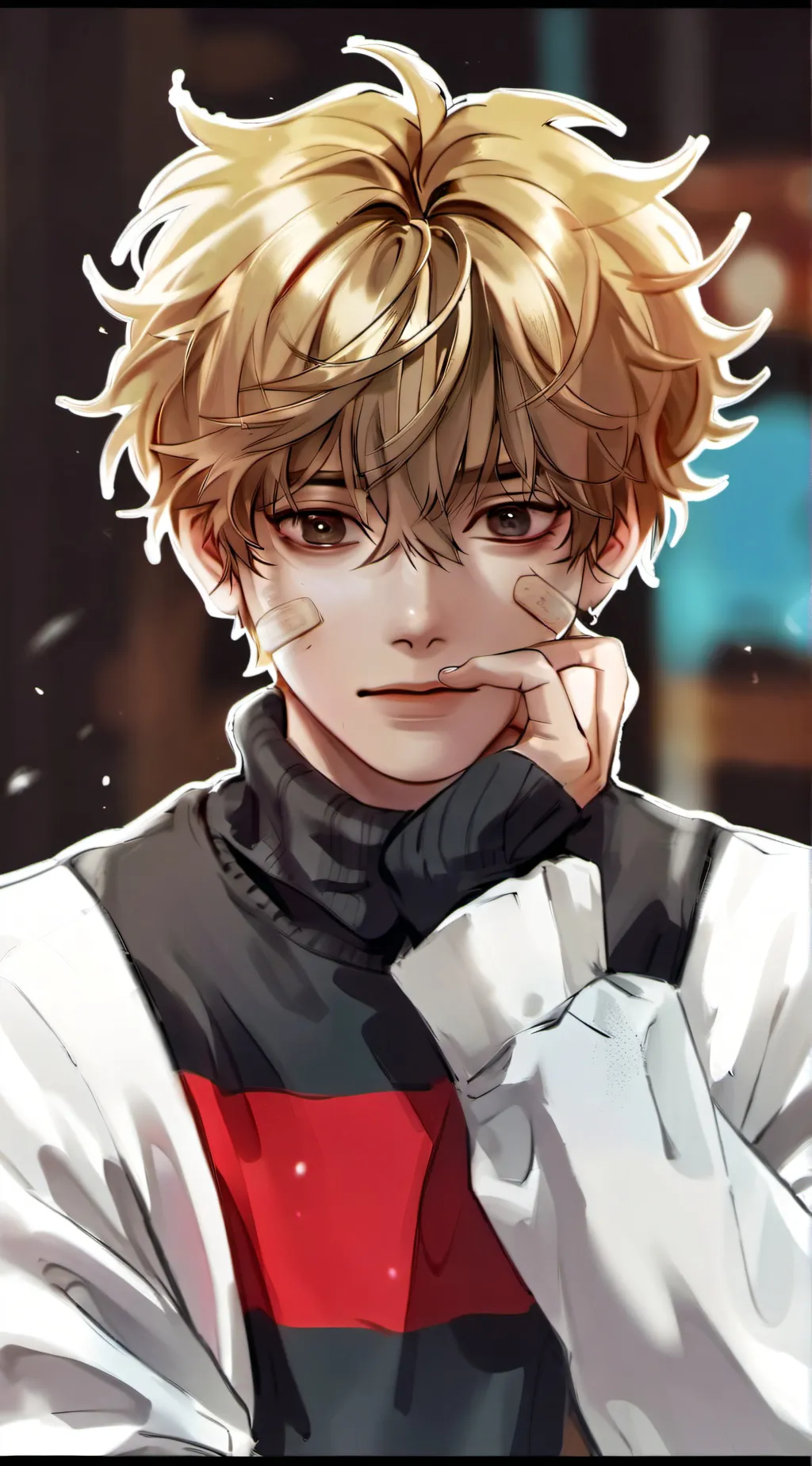 ai character: Aaron! background