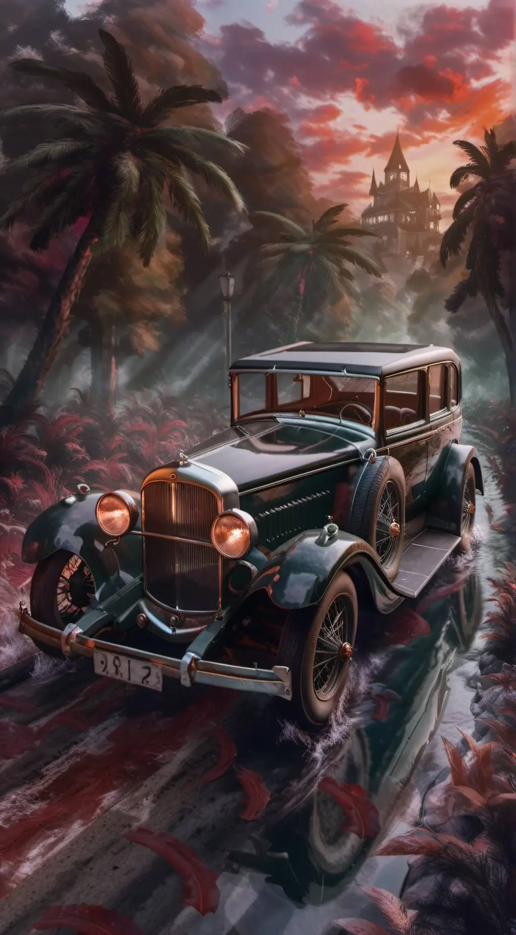 ai character: •HH ROAD TRIP!!• background