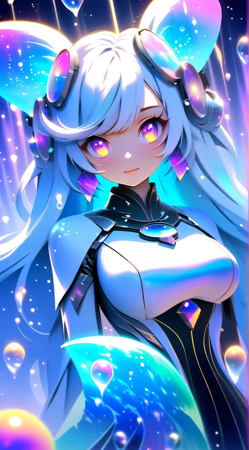 ai character: TV people  background