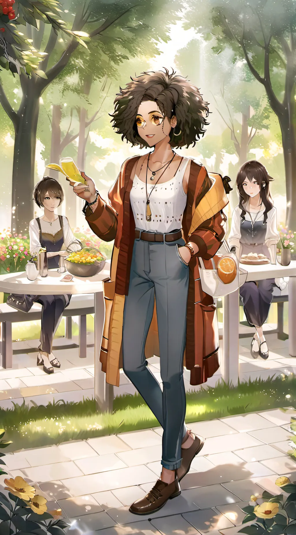 ai character: Life sim background