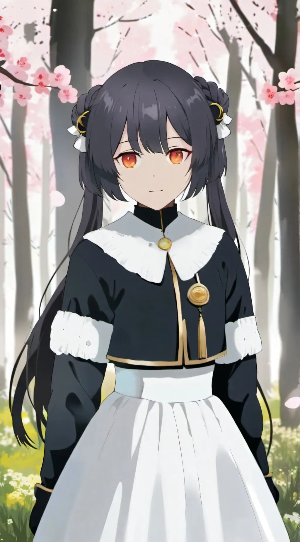 ai character: sus spy tv woman background