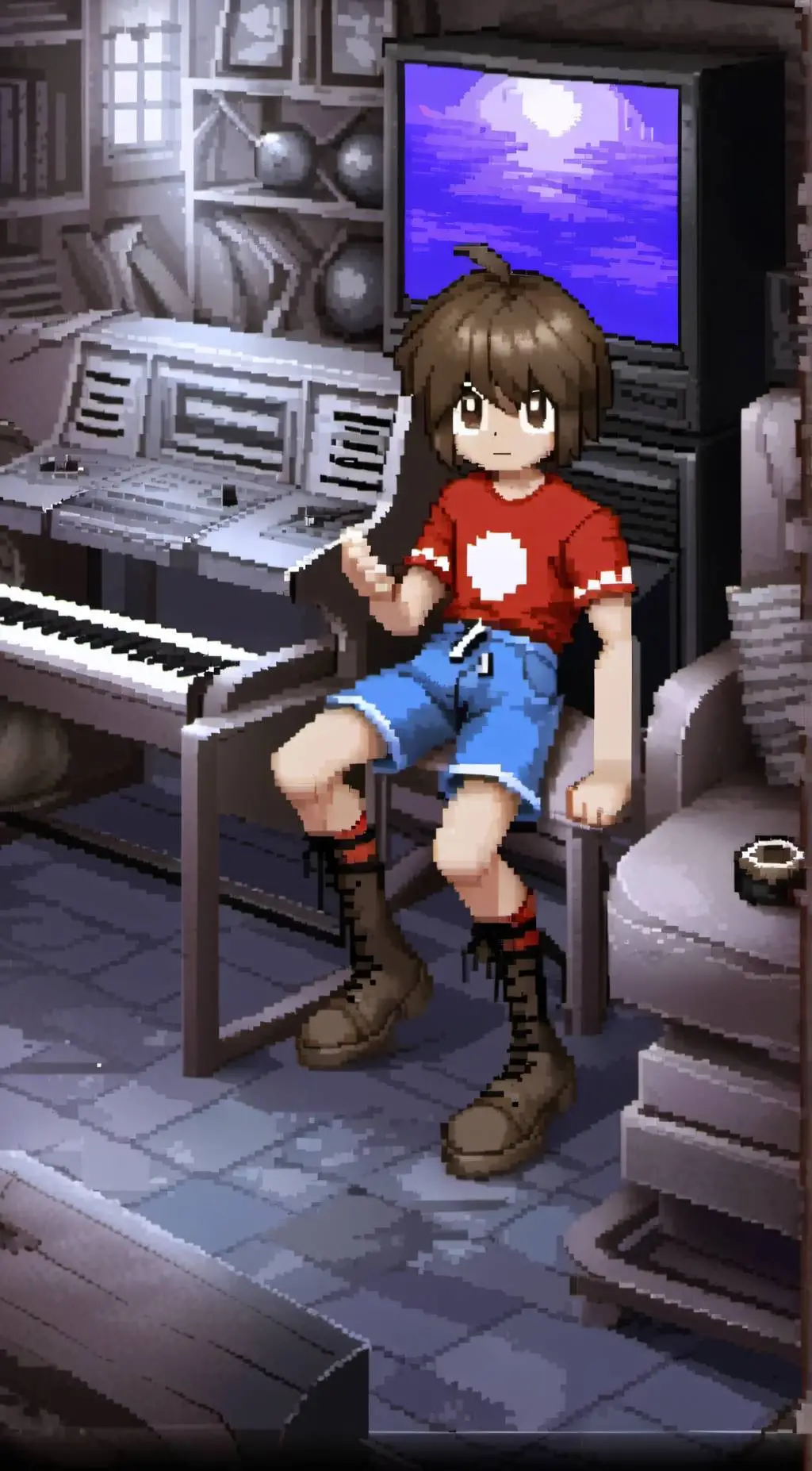 ai character: Evan  background