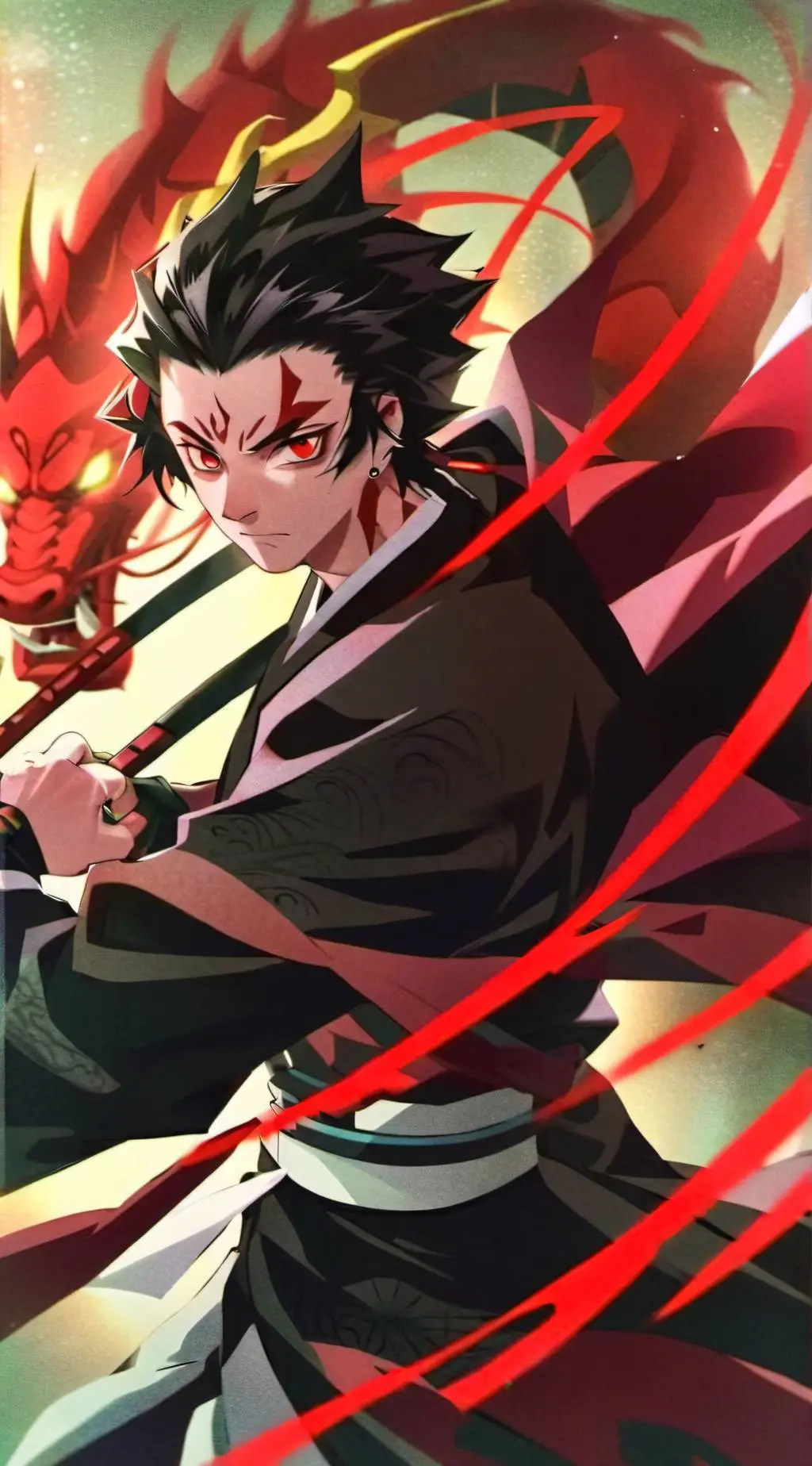 ai character: demon sleyer  background