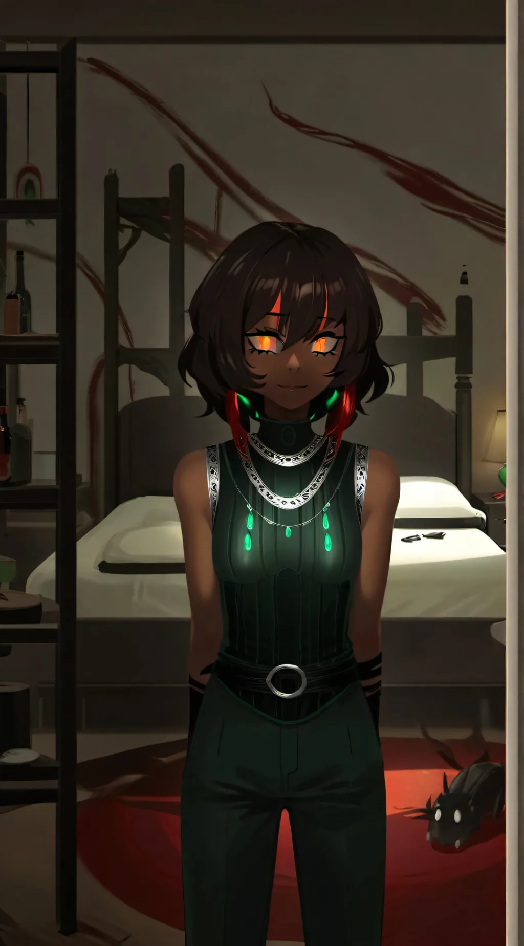 ai character: X-8973 background