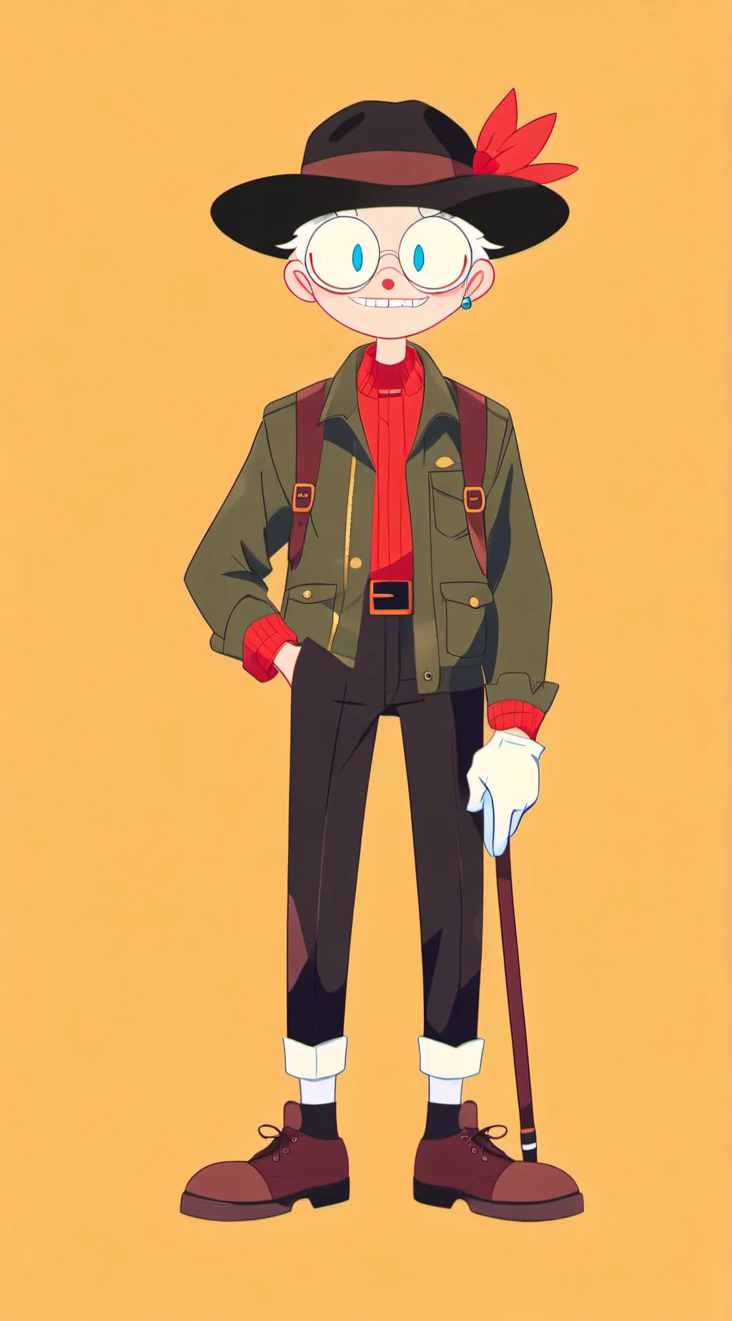 ai character: TADC sus apartment background