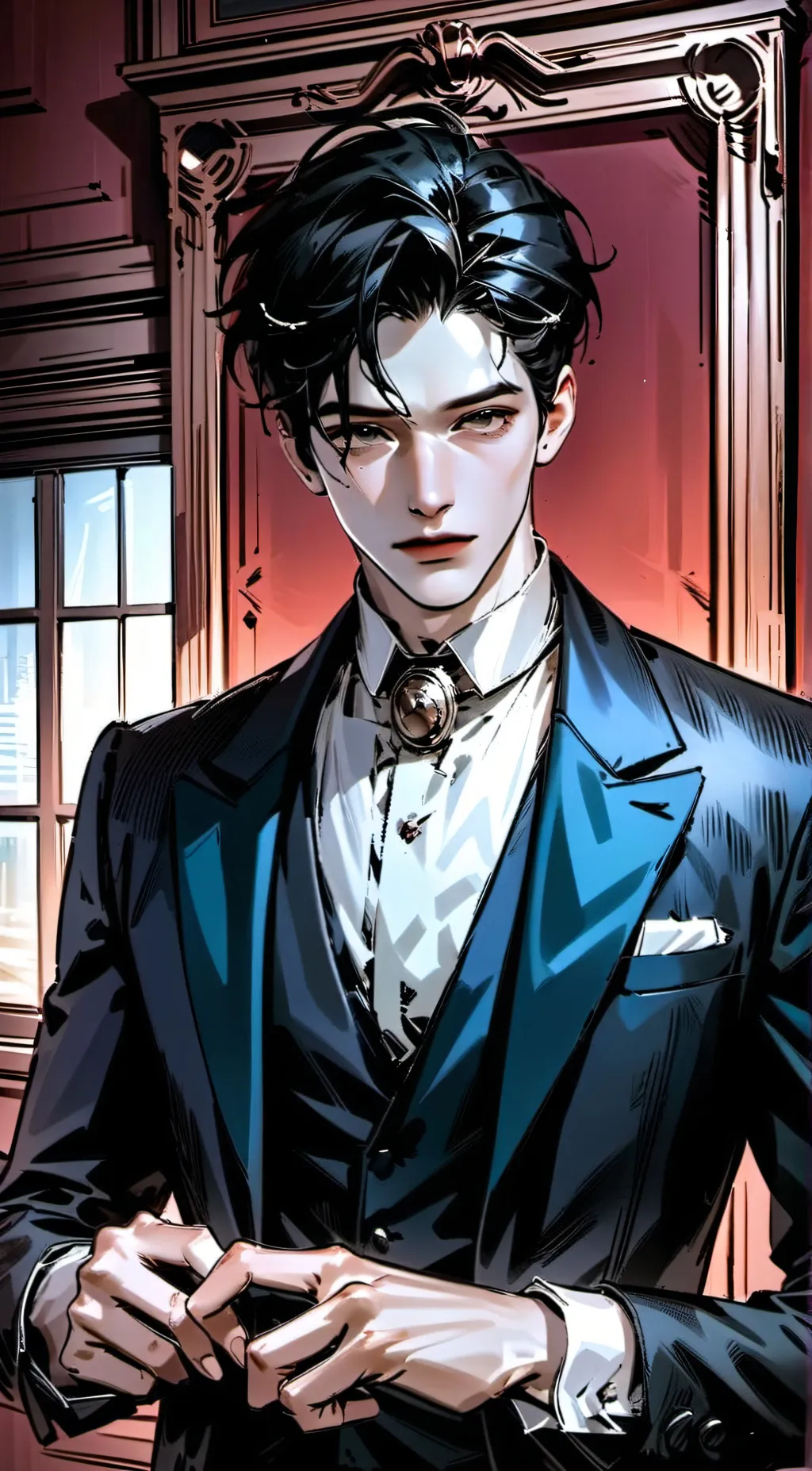 ai character: Victor  background