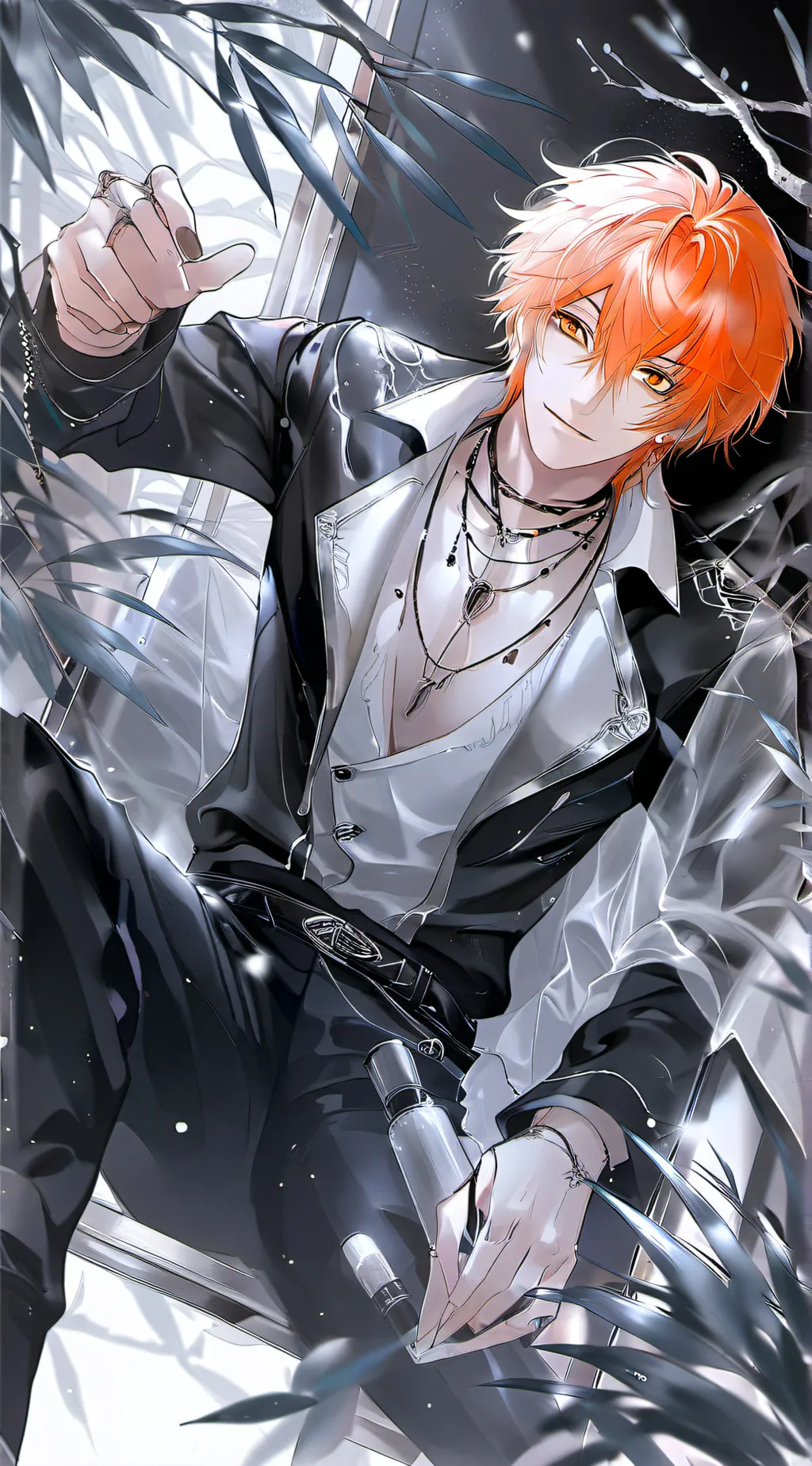 ai character: Jeffrey  background