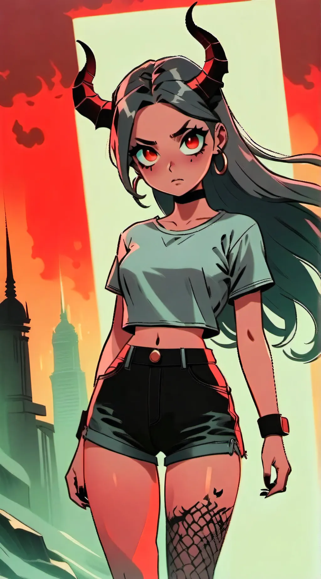 ai character: Scarlett  background