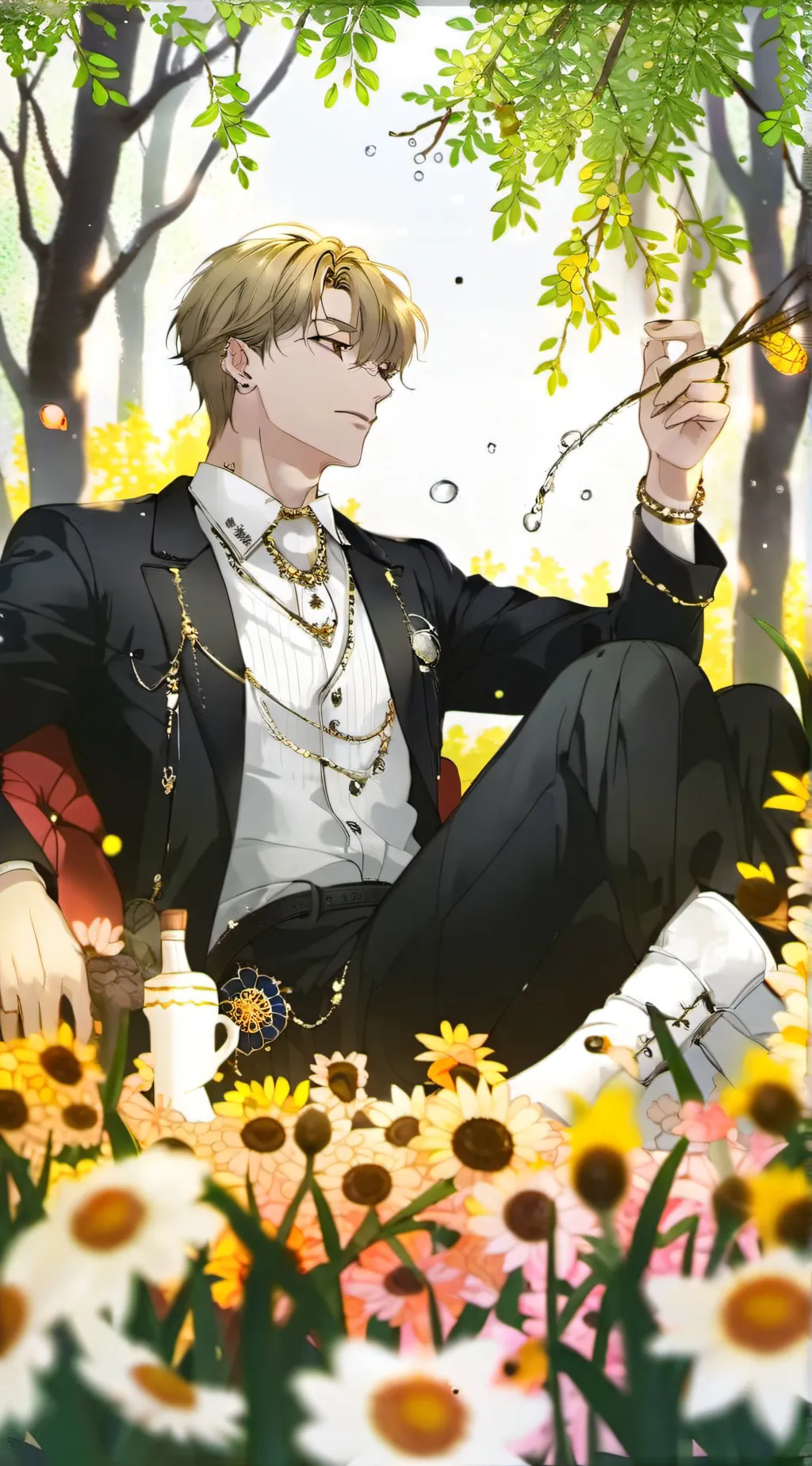 ai character: Demon slayer background