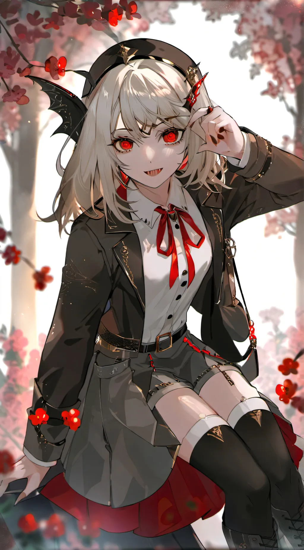 ai character: Hazbin X MHA background