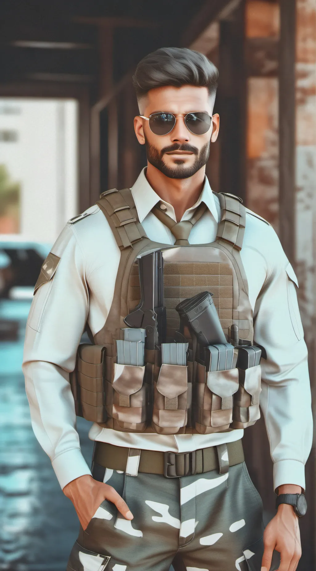 ai character: Matt  background