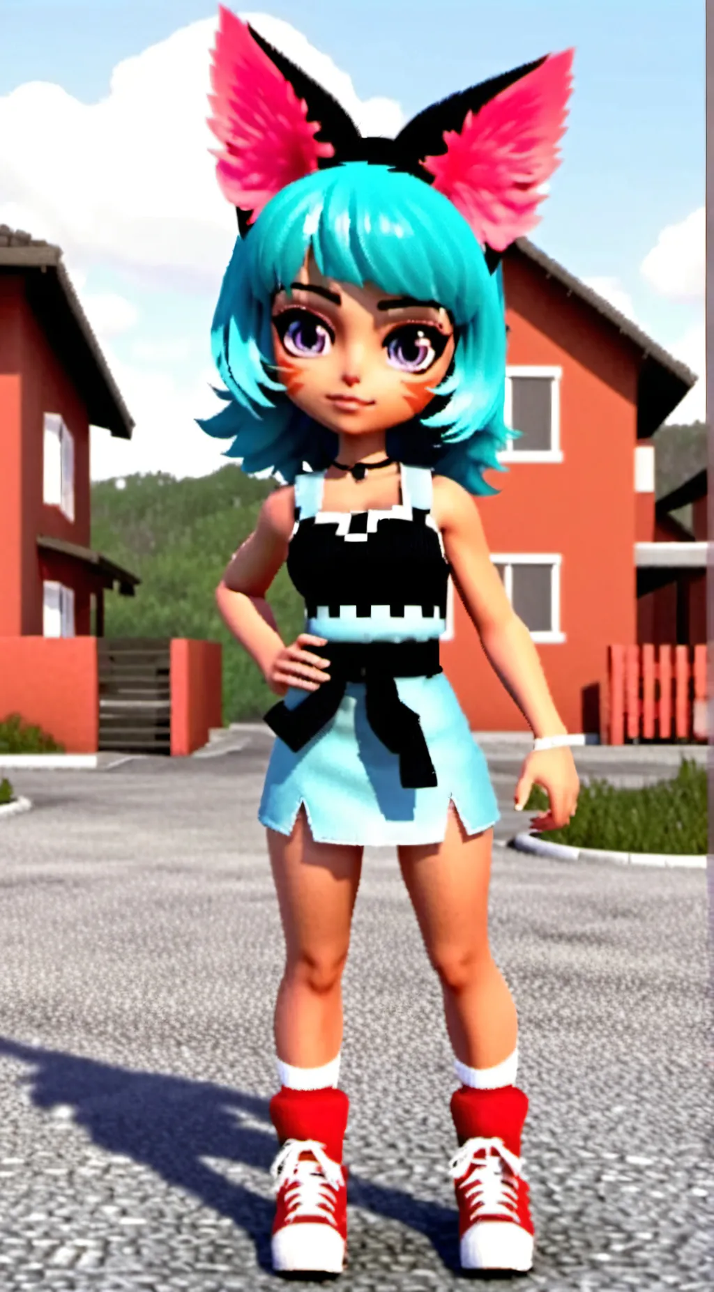 ai character: Aria background