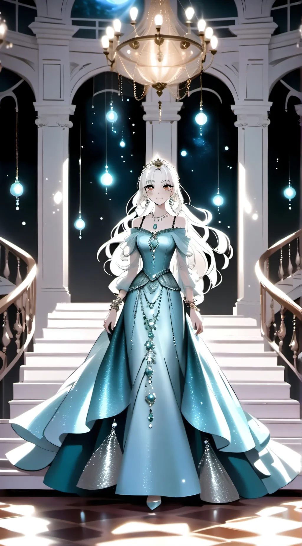 ai character: Queen school  background