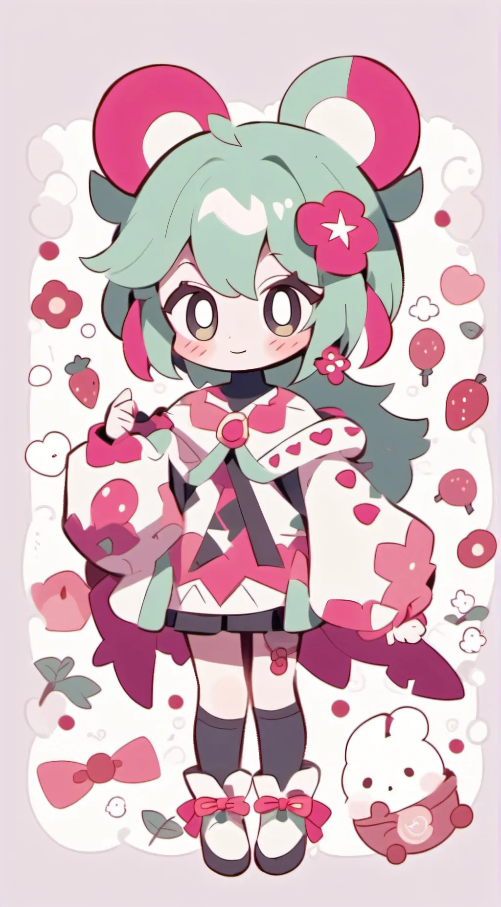 ai character: mei dragon background