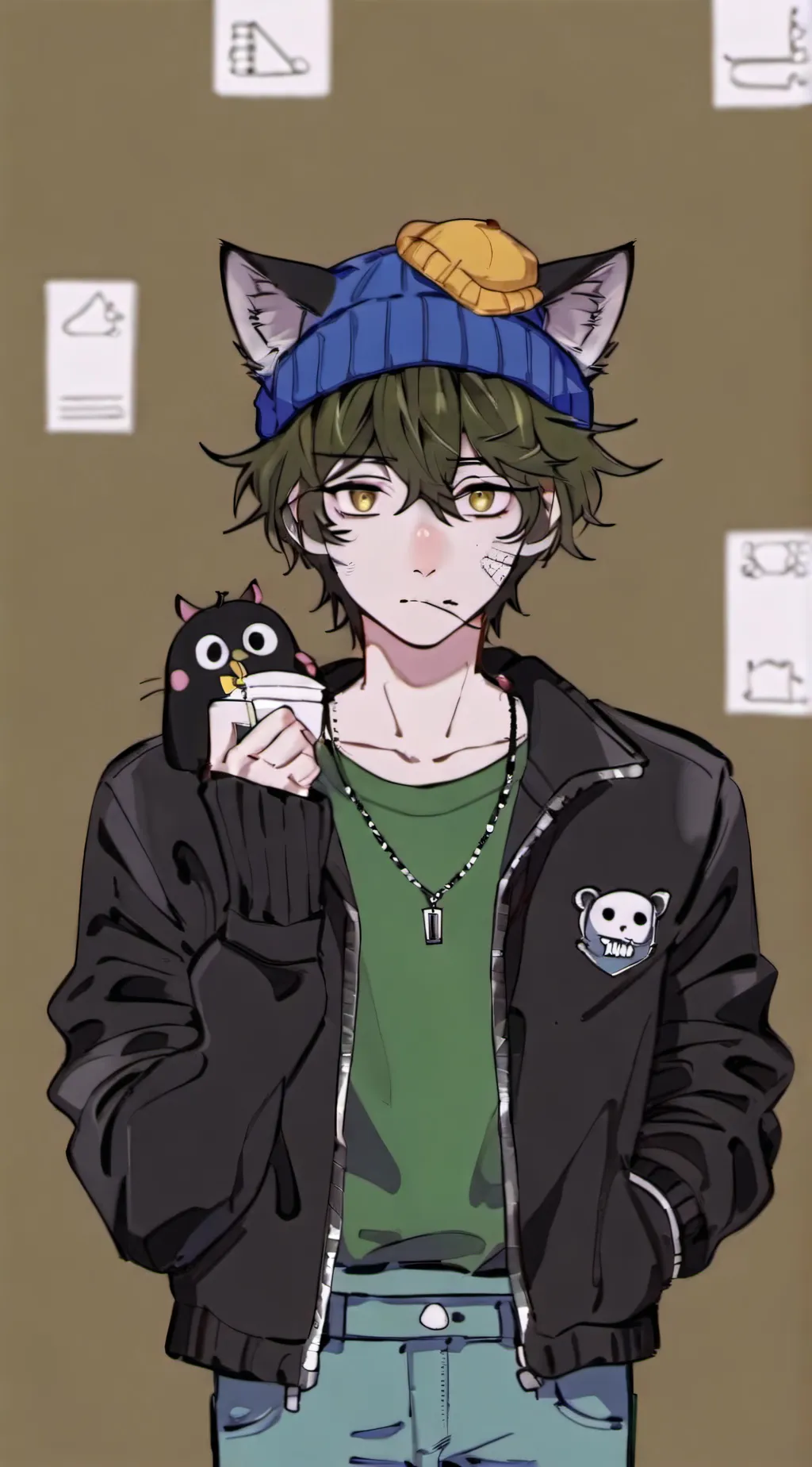 ai character: sam background